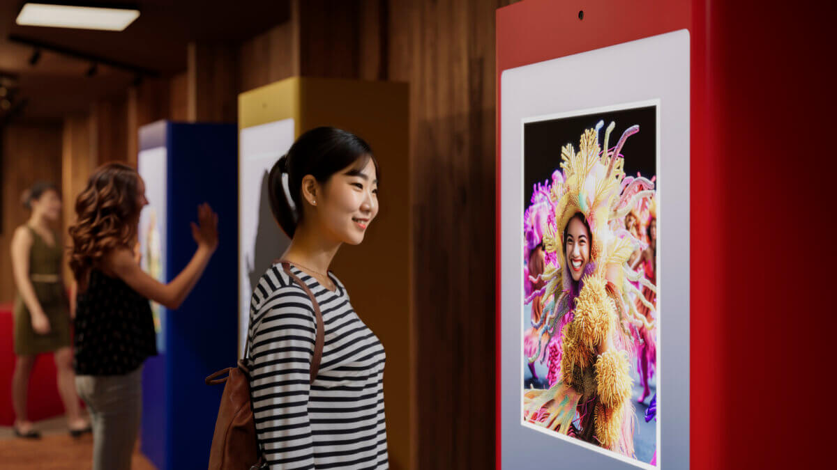 Philippine Pavilion at World Expo 2025 in Osaka Japan guests viewing design images and technologies