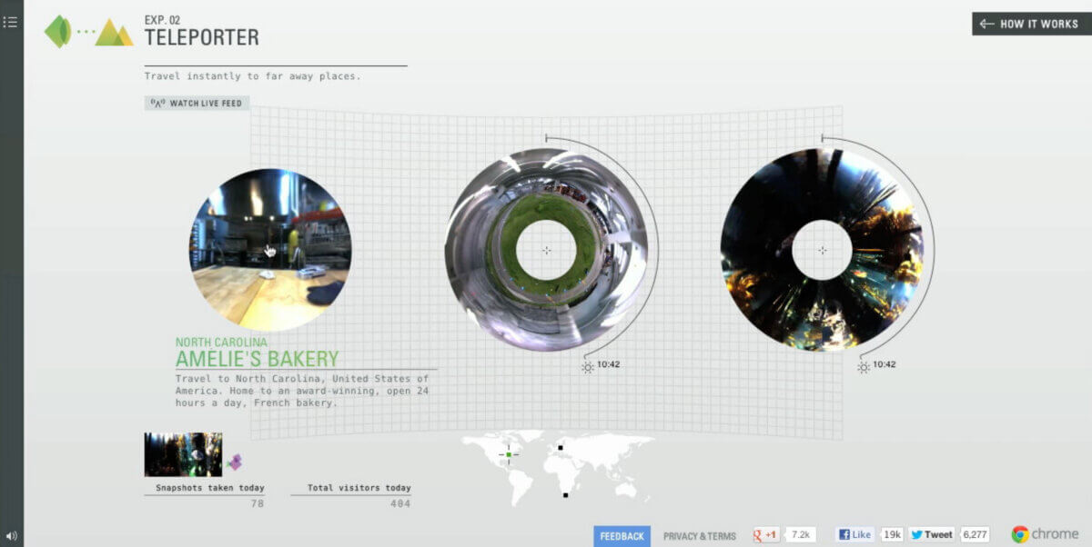 Chrome Web Lab: Making the Internet physical custom submersible cameras developed by Tellart software