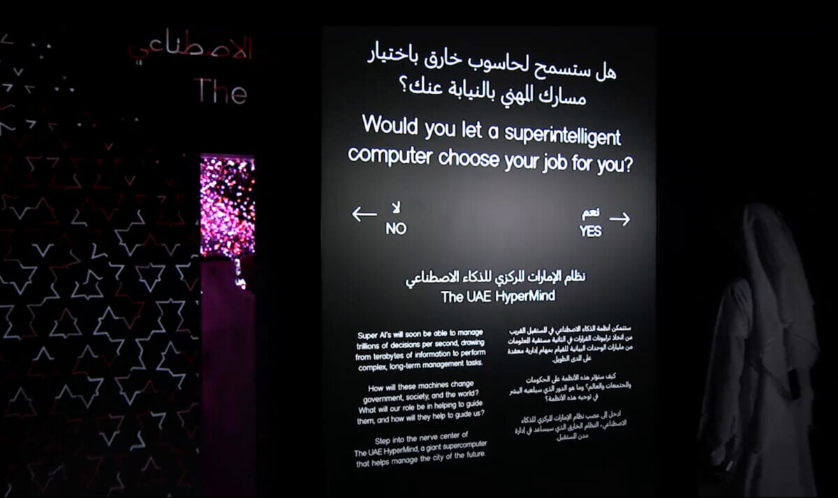 Our future life with intelligent machines Museum of the Future Dubai Algorithmic Management centre of UAE HyperMind
